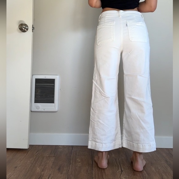 Rib cage wide leg Levi’s crop jeans - Picture 2 of 6